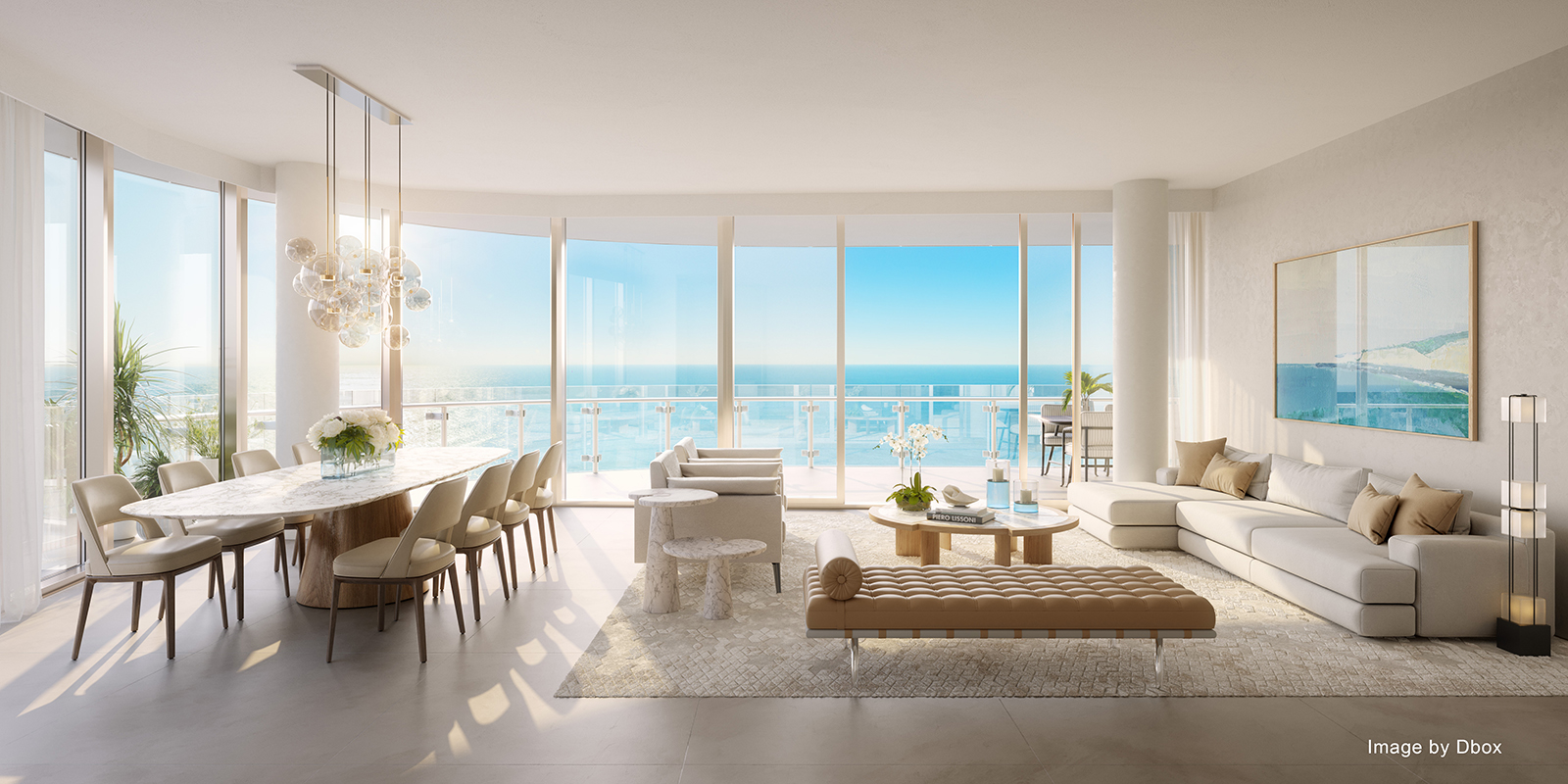 The Beach Tower Residence Living Room