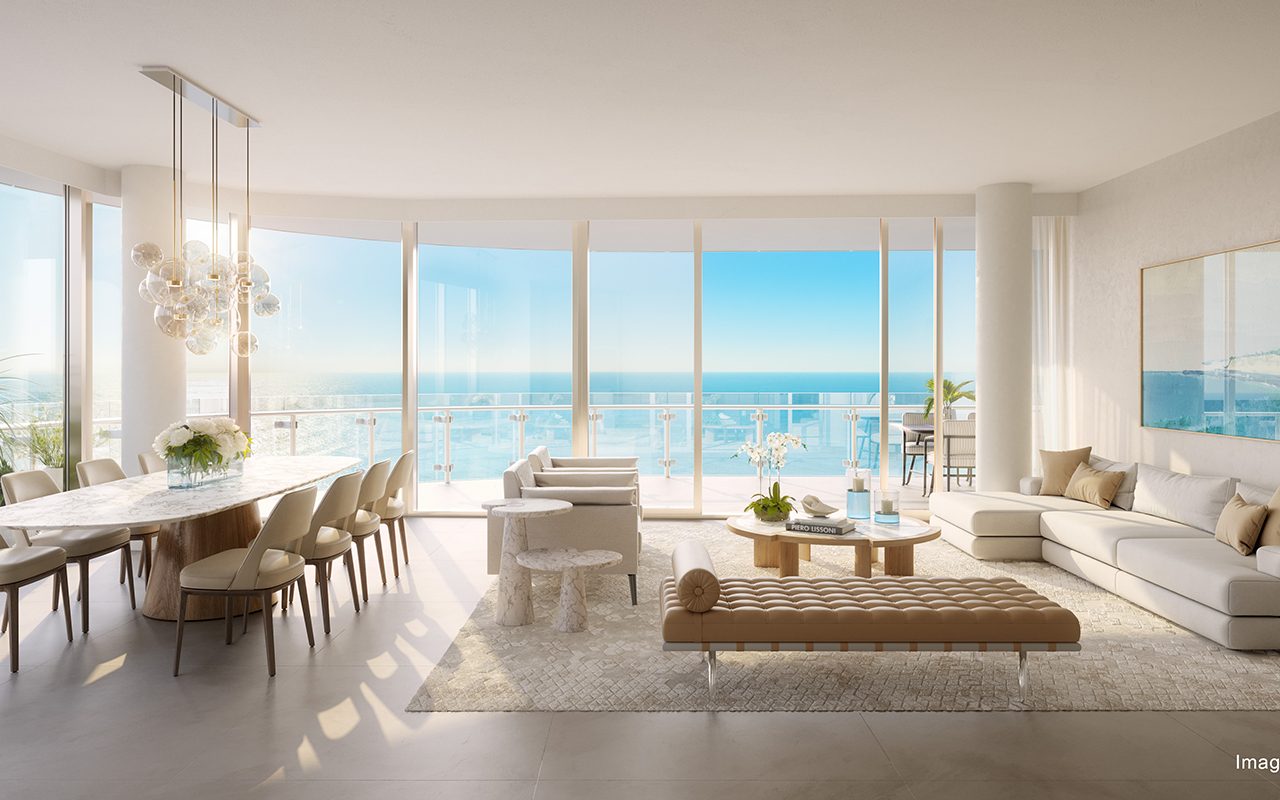 The Beach Tower Residence Living Room